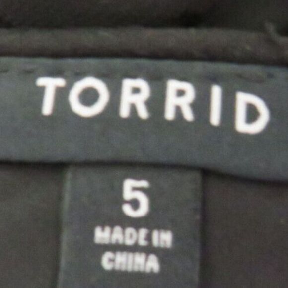 Torrid Black Chiffon Clip Floral Swing Tank -Lined- Plus Size 5X 28 - Picture 10 of 10